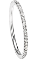 Anello Recarlo Donna Principesse in Oro bianco Diamante 0.21 Ct FR058/14B-13 - FR058/14B-13